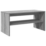 vidaXL Meuble TV sonoma gris 80x40x40 cm bois d'ingénierie