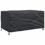 vidaXL Housse pour mobilier d'extérieur Noir 150 x 90 x 75 cm 600D
