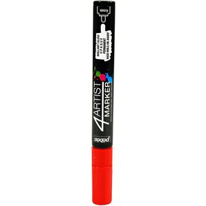 Marqueur peinture 4ARTIST pointe ogive 4 mm ROUGE PÉBÉO