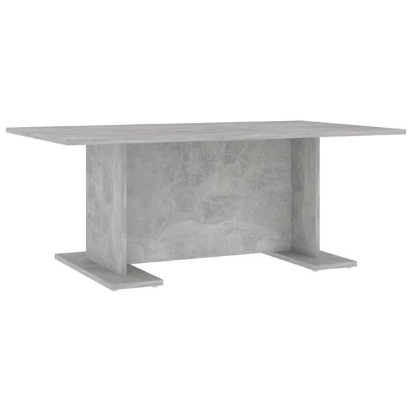 vidaXL Table basse Gris béton 103 5x60x40 cm Aggloméré