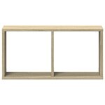 vidaXL Armoire murale 60x16x30 cm chêne sonoma bois d'ingénierie