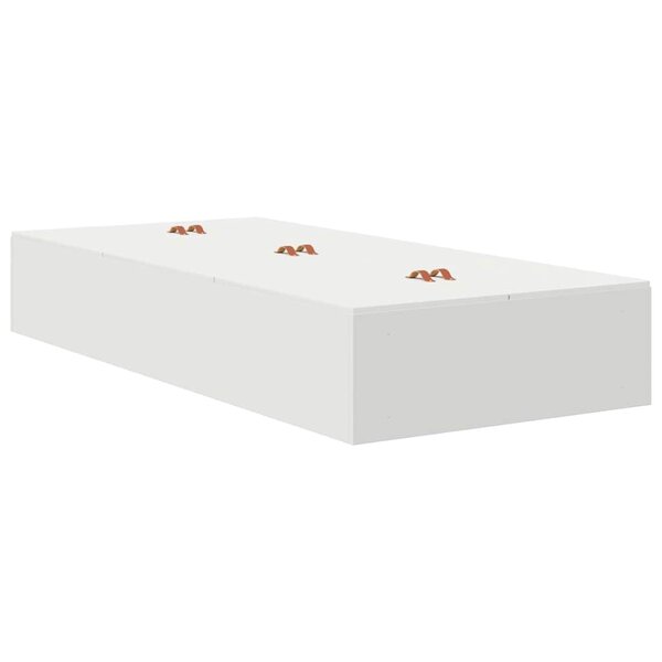 vidaXL Cadre de lit Blanc 200 x 80 x 31 5 cm Bois d'ingénierie