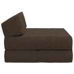 vidaXL Canapé-lit pliable Taupe 60 x 70 x 41 cm Tissu