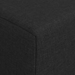 vidaXL Canapé-lit pliable Noir 120 x 60 x 49 cm Tissu