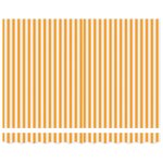 vidaXL Toile de rechange pour store banne Jaune et blanc 250 x 200 cm