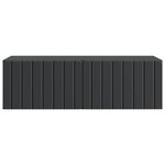 vidaXL Meuble TV mural 98 x 41 x 30 cm Noir Bois d'ingénierie