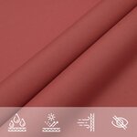 vidaXL Voile de parasol tissu oxford triangulaire 5x6x6 m terre cuite