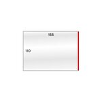 Gaines de protection 155 x 110 mm pour cartes postales modernes.