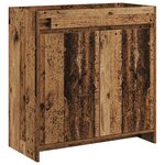 vidaXL Meuble sous lavabo de salle de bain Bois ancien