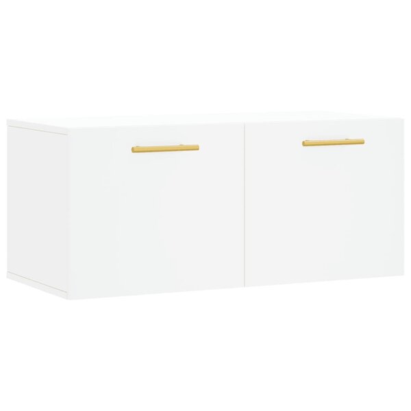 vidaXL Armoire murale blanc 80x36 5x35 cm bois d'ingénierie