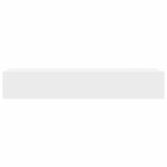 vidaXL Étagères murales avec tiroirs 2 Pièces Blanc 48 cm