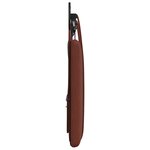 vidaXL Tête de lit suspendue Brun Brillant PU antique