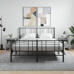 vidaXL Tables de chevet 2 Pièces sonoma gris 40x35x47 5 cm