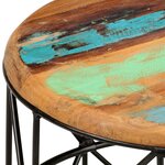 vidaXL Tables basses 2 Pièces Bois de récupération massif