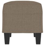 vidaXL Banc Taupe 70x35x41 cm Tissu