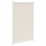 vidaXL Store plissé 70x125 cm Crème