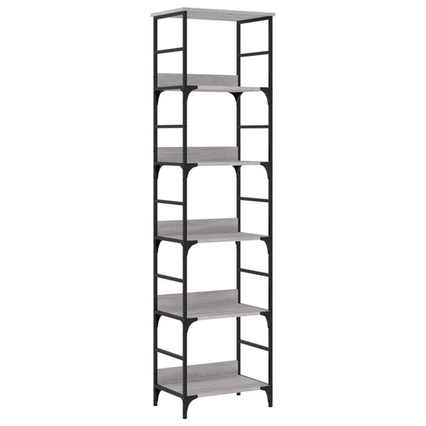 vidaXL Bibliothèque sonoma gris 50x33x188 5 cm bois d'ingénierie