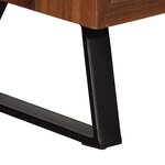 vidaXL Armoire à tiroirs marron miel 70x35x70 cm bois massif d'acacia