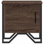 vidaXL Table de chevet chêne marron 40x30x40 cm bois d'ingénierie