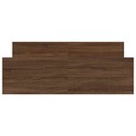 vidaXL Cadre de lit sans matelas chêne marron 120x190 cm