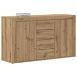 vidaXL Buffet Chêne artisanal 120 x 36 x 69 cm Bois d'ingénierie