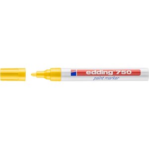 Marqueur Peinture 750 Jaune Pointe Ronde 2-4 mm EDDING