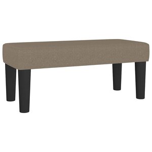 vidaXL Banc Taupe 70x30x30 cm Tissu