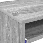 vidaXL Bureau Gris Sonoma 77 5 x 43 x 79 cm Bois d'ingénierie