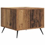 vidaXL Table basse Bois ancien 49 x 50 x 40 cm Bois d'ingénierie