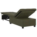 vidaXL Canapé-Lit Vert armée 194 x 67 x 82 cm Tissu Huahua