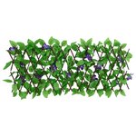 vidaXL Treillis de lierre artificiel extensible 5 Pièces vert 180x20 cm