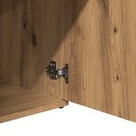 vidaXL Buffet chêne artisanal 91x29 5x75 cm bois d'ingénierie