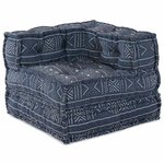 vidaXL Coussin Bleu 70 x 70 x 54 cm Polyester
