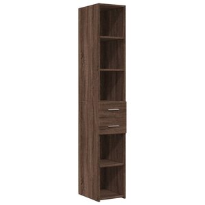 vidaXL Buffet haut chêne marron 30x42 5x185 cm bois d'ingénierie
