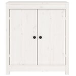 vidaXL Buffets 2 Pièces blanc 70x35x80 cm bois massif de pin