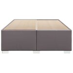 vidaXL Cadre de lit sans matelas gris 160x200 cm similicuir
