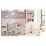 Lit enfant FALA BAR+SZU 160x80 Licorne avec tiroir de rangement avec matelas