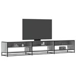 vidaXL Meuble TV sonoma gris 270x40x46 cm bois d'ingénierie