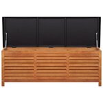 vidaXL Boîte de rangement de jardin 150x50x55 cm Eucalyptus solide