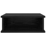 vidaXL Table de chevet Chêne noir 40 x 31 x 15 cm Bois d'ingénierie