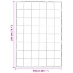 vidaXL Duvet d'été simple Doré 200 x 140 cm Satin et Microfibre