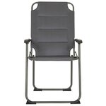 Bo-Camp Chaise de camping Copa Rio Classic Air Gris