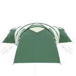 vidaXL Tente familiale à dôme 12 personnes vert imperméable