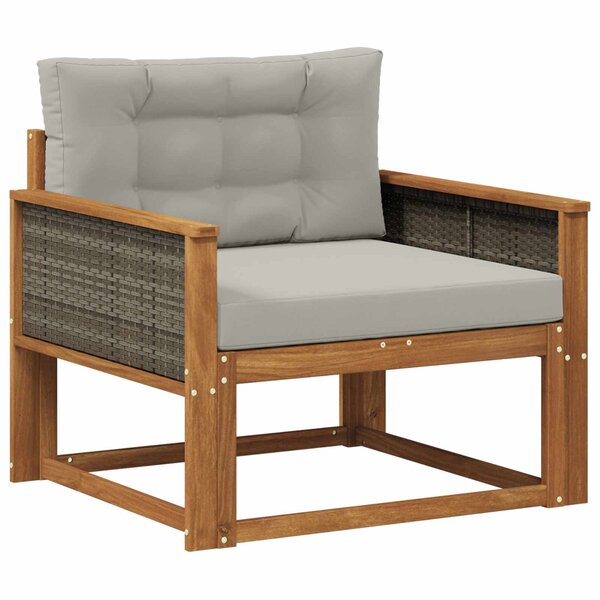 vidaXL Sofa de milieu extérieur Naturel