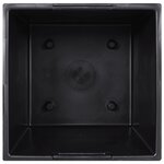 vidaXL Jardinière et intérieur amovible anthracite 21/49L aspect béton