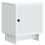 vidaXL Cabinet de chevet 2 pc Blanc 43 x 34 5 x 50 cm