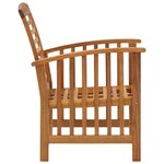 Salon de jardin meuble d'extérieur ensemble de mobilier 5 pièces bois d'acacia solide 02_0016526