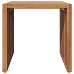 vidaXL Table d'appoint de jardin Marron 45 x 42 5 x 45 cm