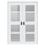 vidaXL Dessus pour buffet VIKEN blanc bois d'ingénierie