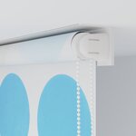 vidaXL Store roulant de douche 120x240 cm Cercle